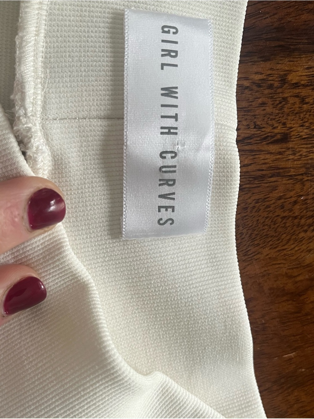 Ivory High-Low Swing Mini Dress/ Tunic | Mock Neck Top | Size 18 - Picture 5 of 8